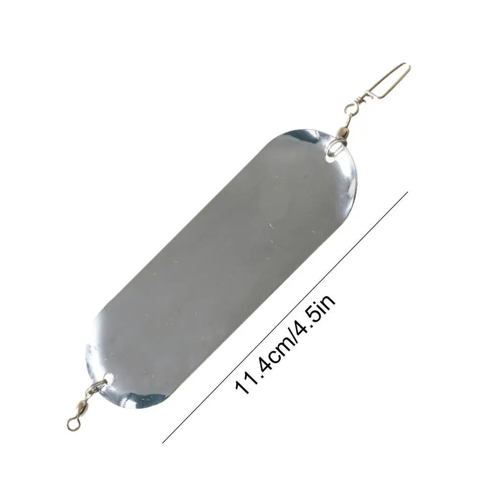 Fishing Flashers for Trolling Salmon Diving Board Salmon Fishing 4.5In Metal Flash Boards 23g Fishing Lures with Lights tool Oasis Select 02