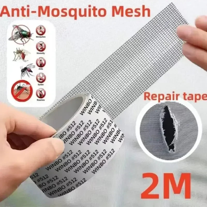 Window Screen Tape Anti-mosquito Screen Repair Subsidy Door Curtain Mosquito Net Hole Patch Repair Self-adhesive Screen Tape Oasis Select