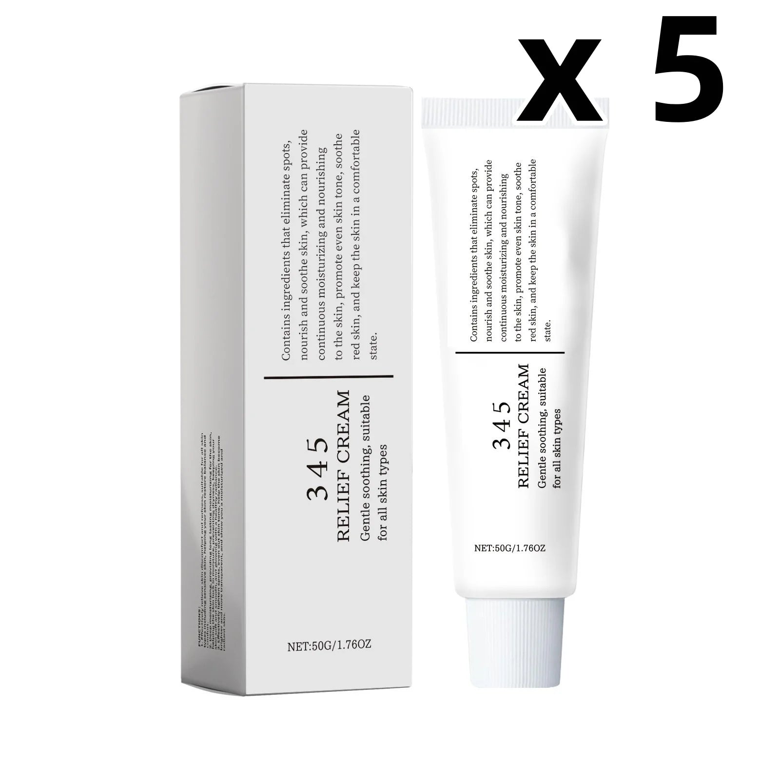 Hyaluronic Acid Face Cream with Aloe – Brightening Moisturizer Facial Moisturizer Cream Oasis Select 50g Boxed X 5PCS