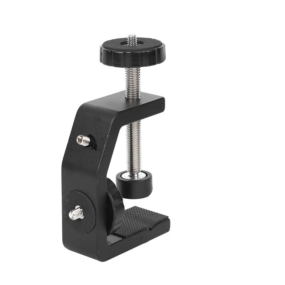 Light Support Stand Clip 1/4 inch Screw Desktop Mount C-Type Clamp Desk Fixed Holder Clip Camera Lamp Clamp Tripod Stand Clamp Oasis Select Large 7.5cm