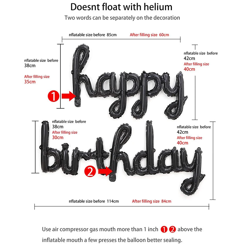 1set Birthday Party Balloon Oasis Select