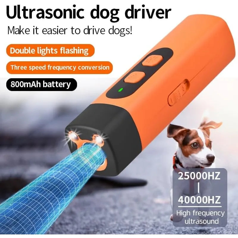 Safe Humane Long Range Anti-Barking Rechargeable Ultrasonic Pet Training Device Dog Barking Deterrent Trainer for All Dogs Oasis Select