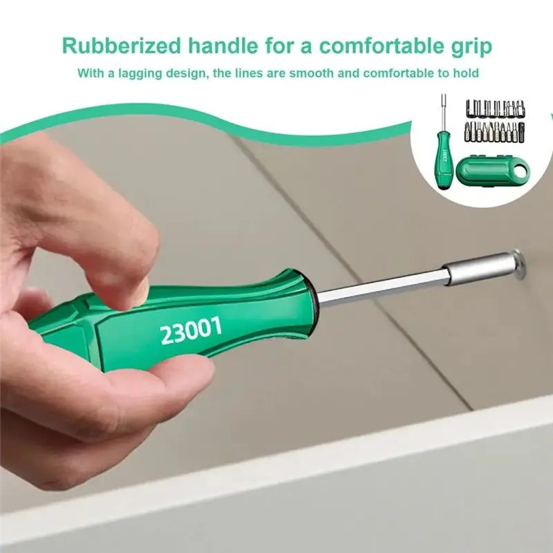 LIKE WISH Portable Screwdriver Set Portable Multi-Purpose Screwdriver High-Strength Screwdriver Nut Driver For Daily Repair Oasis Select
