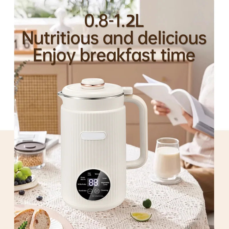 Blender with Heating Function Soybean Milk Maker - Wall Breaking Technology for Easy Nutritious Beverage Preparation at Home Oasis Select