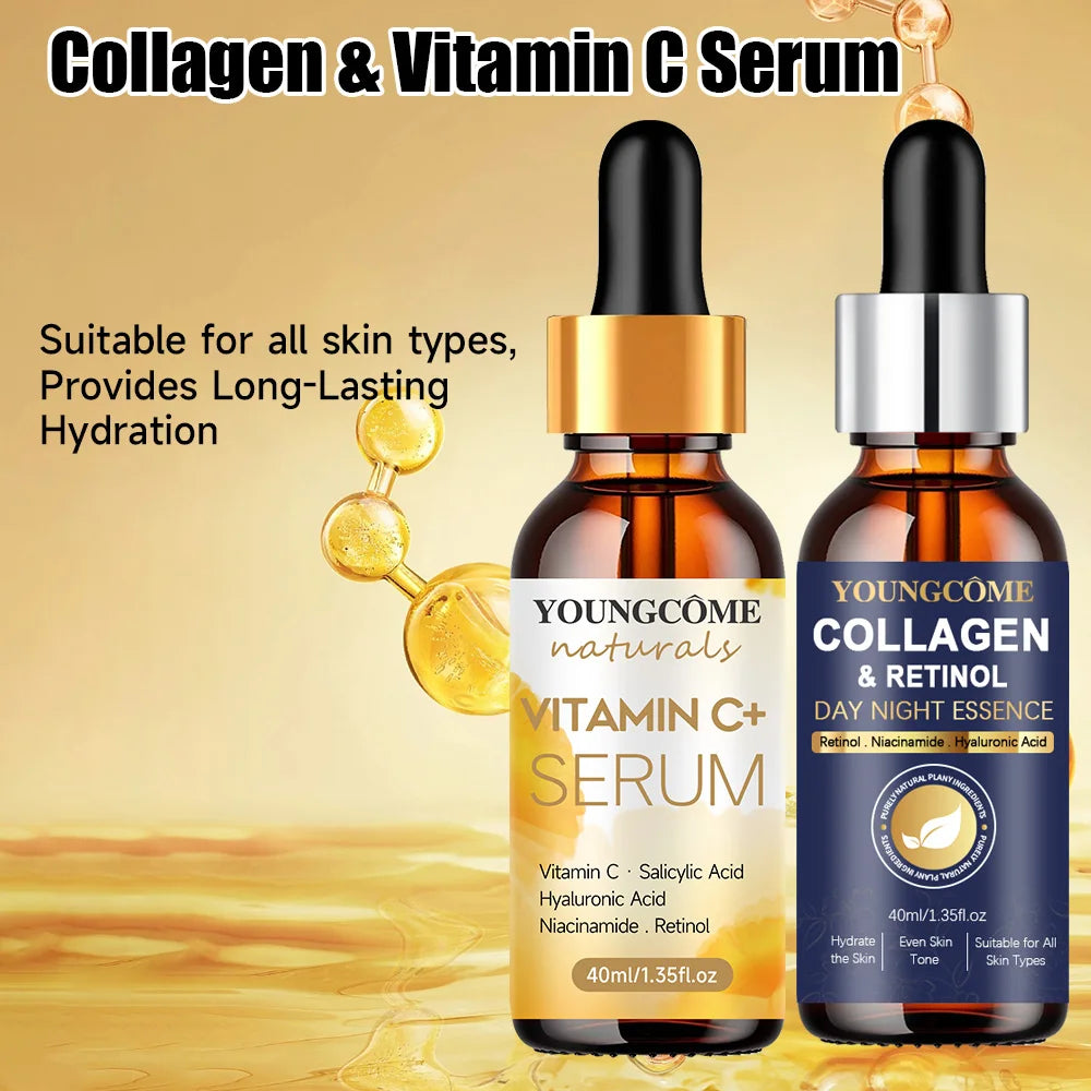 YOUNGCOME Collagen Retinol Face Serum with Hyaluronic Acid