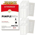 792/396 ultra-thin hydrocolloid acne patches - invisible, non irritating, alcohol free day and night spot stickers Oasis Select 792pcs