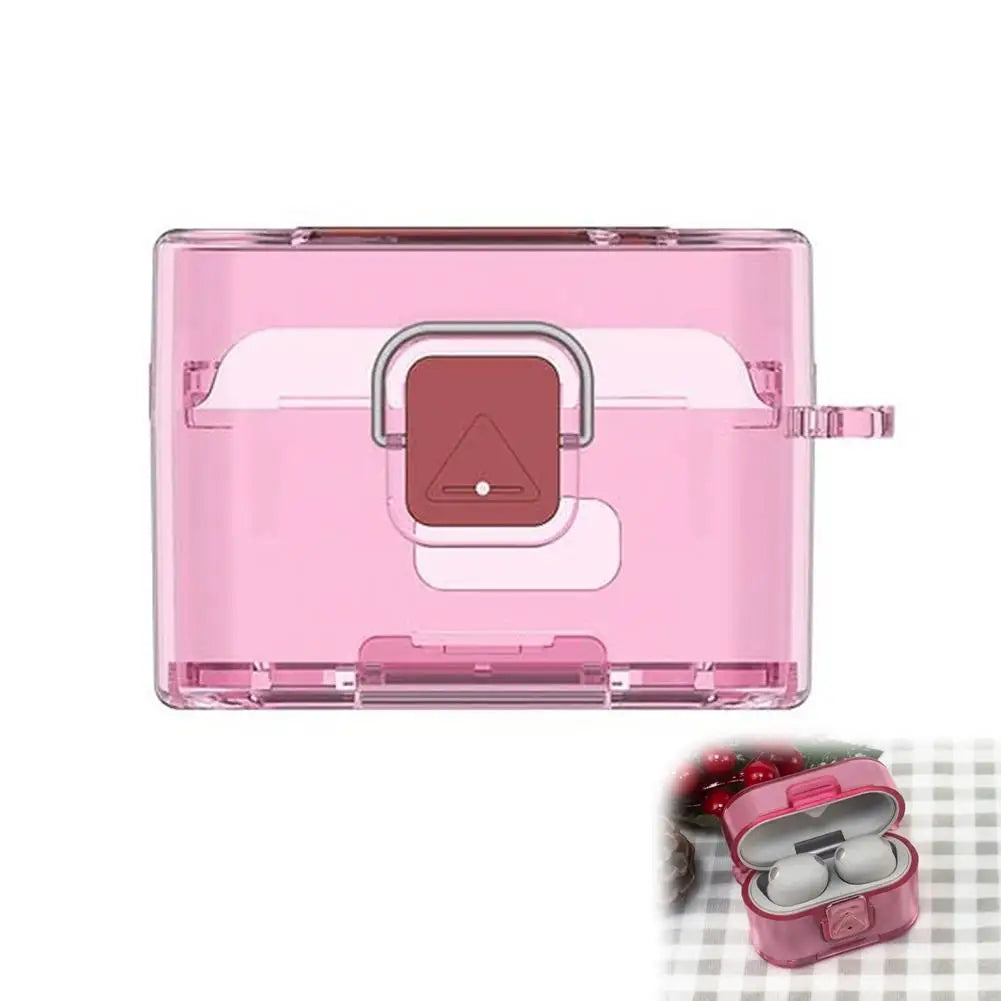 Sony WF-1000XM6 TPU Case Cover with Carabiner Hook