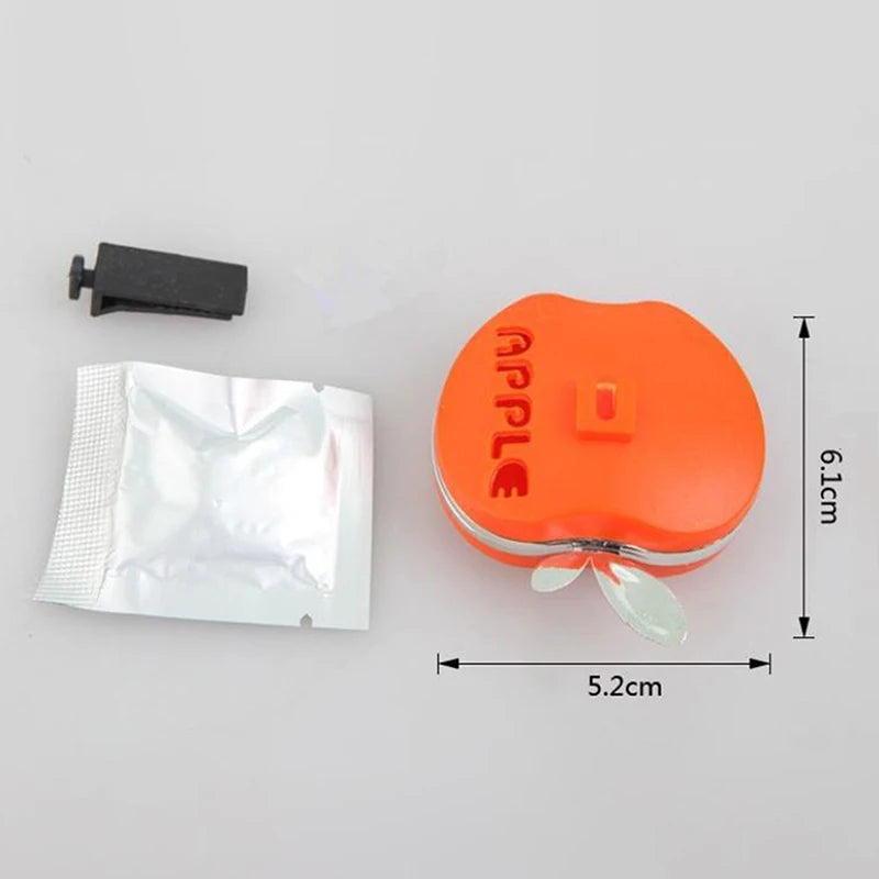 1-Piece Apple-Inspired Car Scent Freshener - Boasting a Unique Ventilation Clip Design Oasis Select