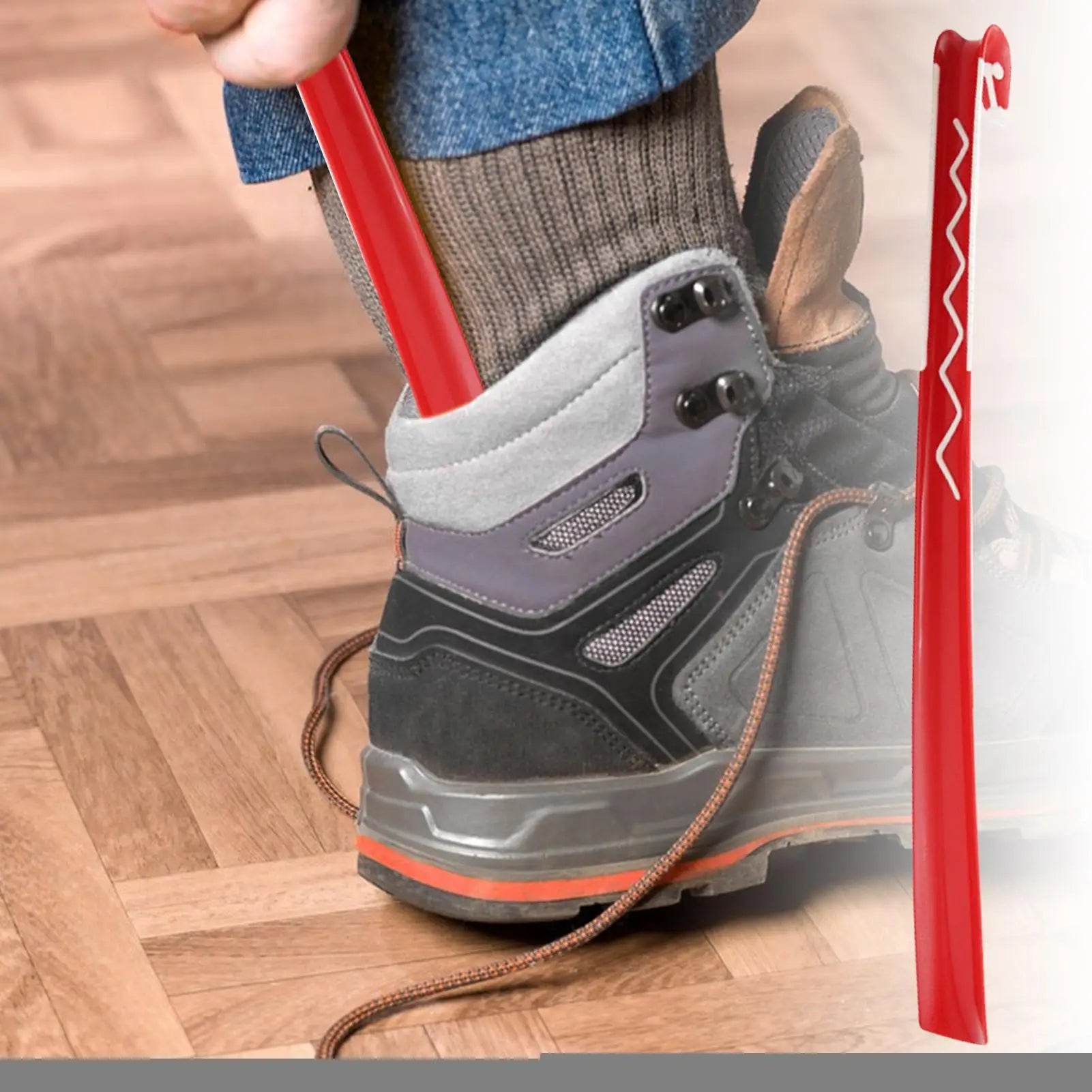 Long Handle Shoe Horn Long Shoe Lifter for Boot Extra Long Shoe Horns for Boots Ergonomic Shoe Helper for Seniors Men Women Oasis Select