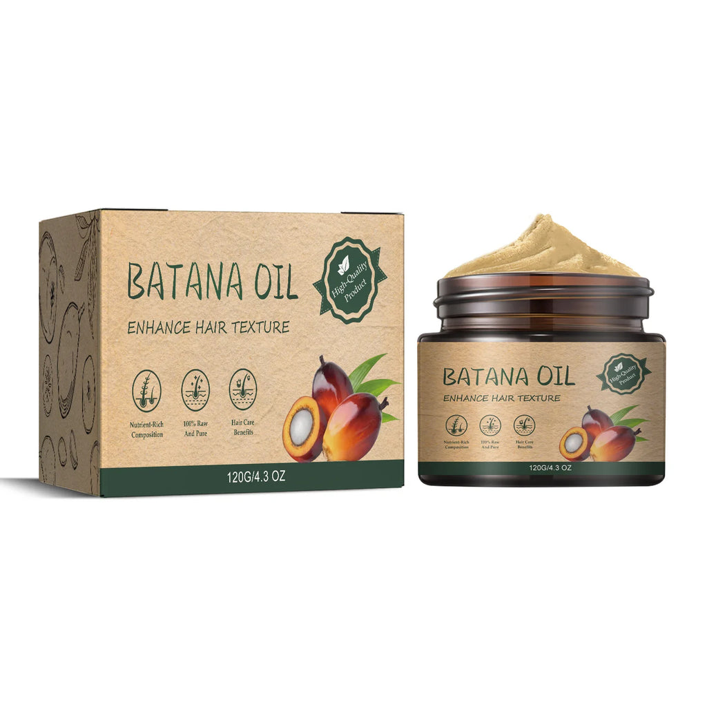 Batana Oil Hair Care Cream Deeply Repair Moisturize Scalp Reduce Dryness Relieve Knotting State Improve Frizz Hair Smooth Cream Oasis Select 120g Boxed