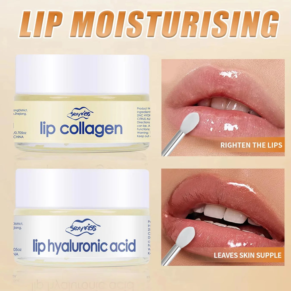 Hyaluronic Acid & Collagen Sleep Lip Mask 20g | Day & Night Sleep Lip Mask Oasis Select