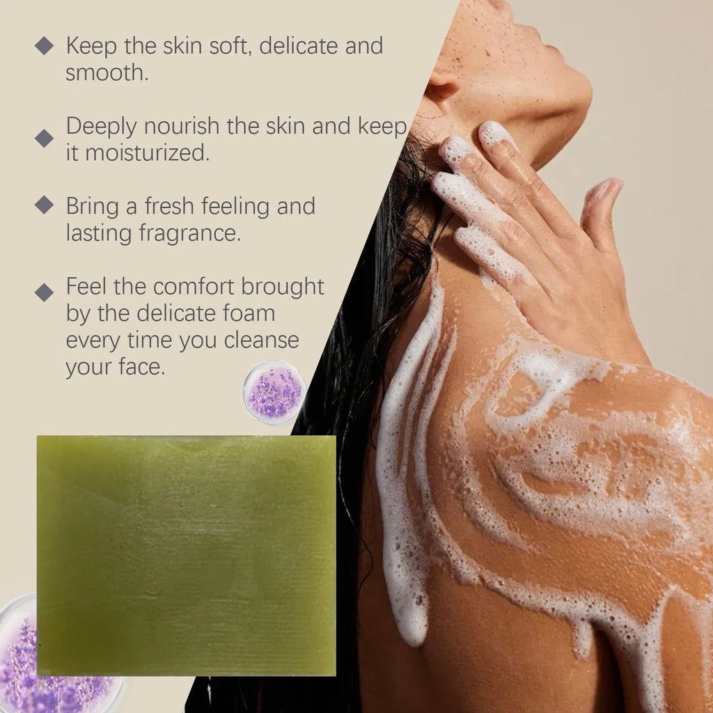Laurel Oil Cleansing Soap Remove Acne Skin Glowing Fade Pigmentation Moisturizing Refreshing Oil Control Body Brightening Soap Oasis Select