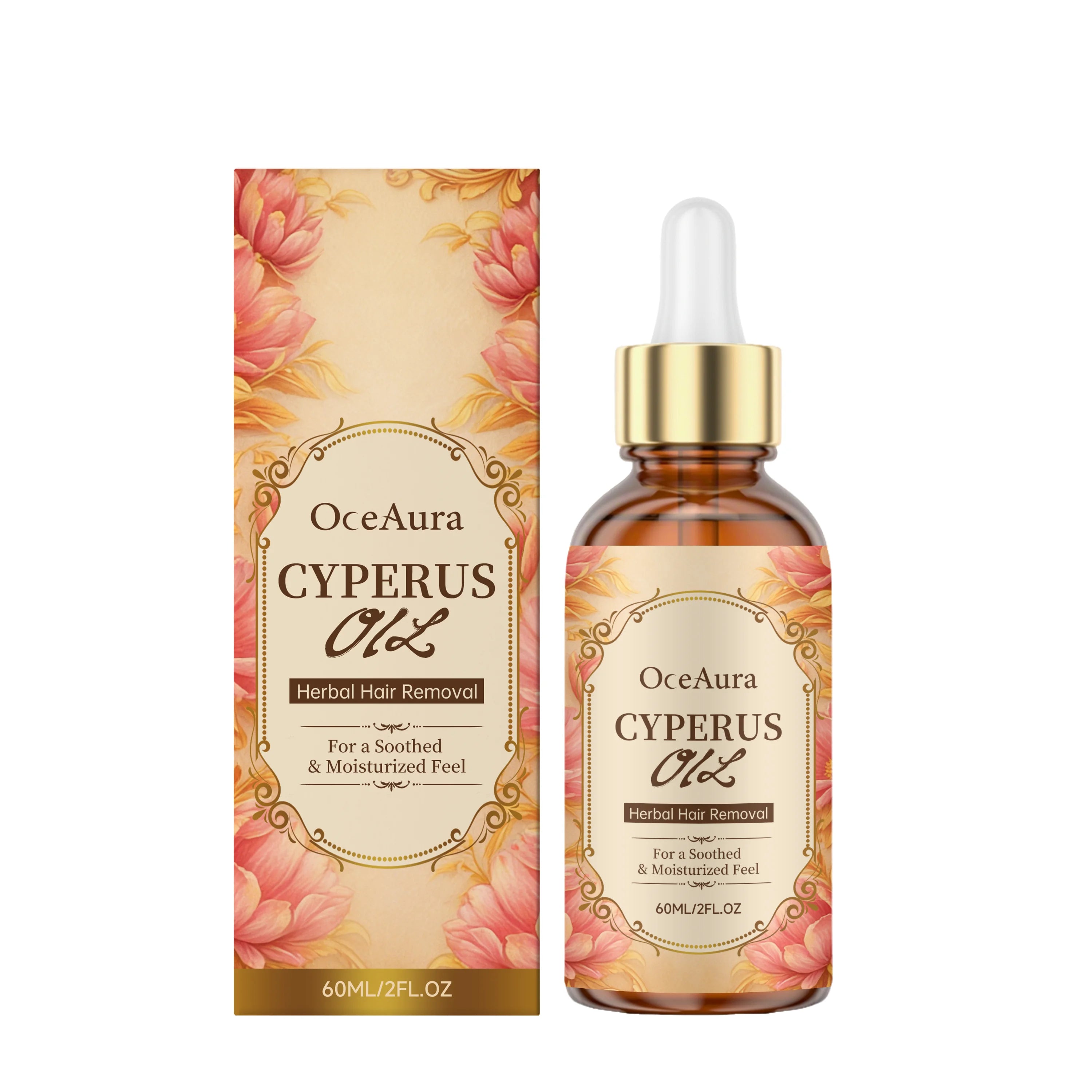 Cyperus Rotundus Hair Removal Oil – Smooth & Soft Skin Hair Removal Oil Oasis Select 60ml boxed