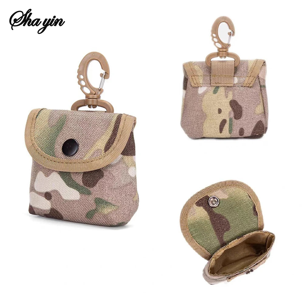Mini EDC Keychain Pouch | Waterproof Oxford Camouflage Waist Bag