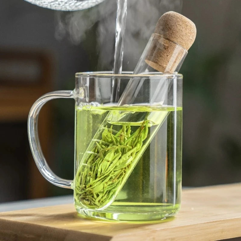 1pcs Exquisite Glass Tea Filter Practical Tea Infuser Strainer Durable Brewing Accessory for Daily Use Oasis Select