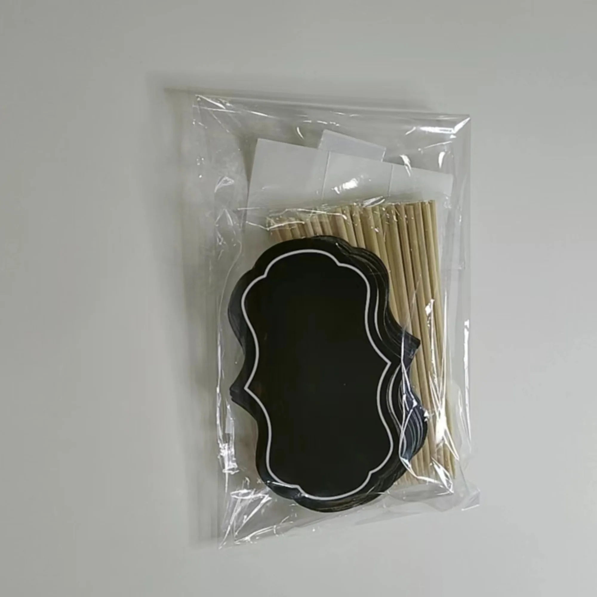 1 Set Mini Blackboard Paperboard Message Slate Business Card Holder Memo Label Brand Number Table Price For Party Decor Supplies Oasis Select B-24pcs 9x15cm