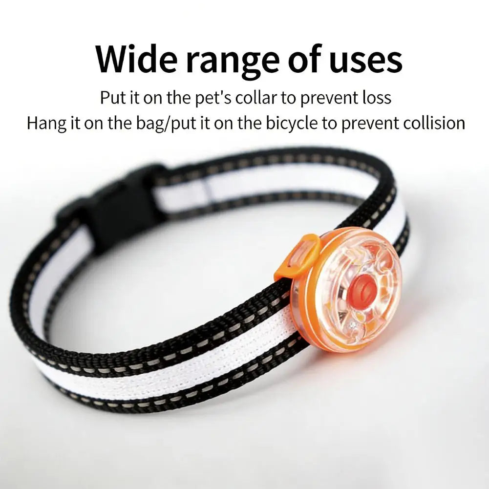 Rechargeable LED Dog Collar Light – Waterproof Night Safety Pendant