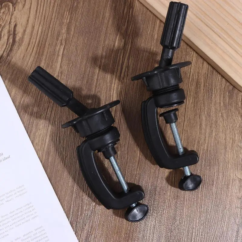 1/2/5Pcs Adjustable Plastic Mini Wig Head Stand Table Clamp Hair Accessory Tool Training Mannequin Holder For Wig Making Oasis Select