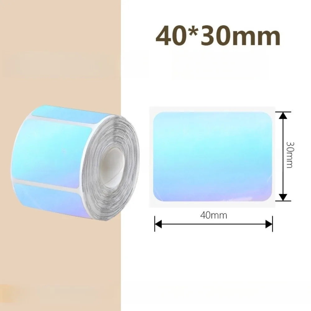 230pcs Thermal Laser Labels 40x30mm | Waterproof Self-Adhesive Roll
