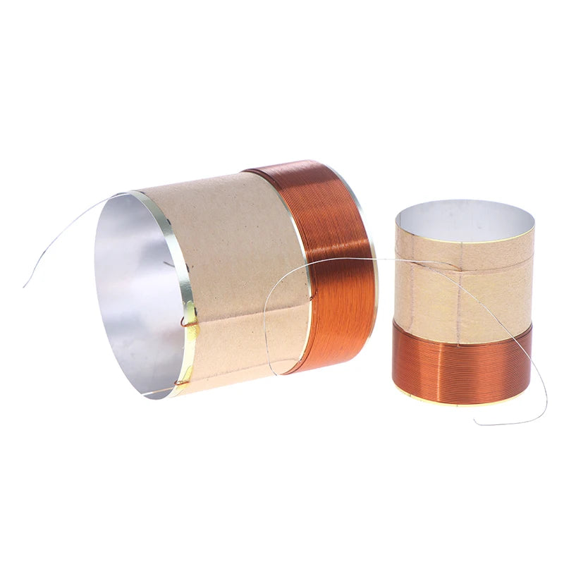 1PCS Speaker Voice Coil Braided Copper Lead Bass Voice Coil 2Layers Speaker Aluminum Voice Coil Repair Accessories Oasis Select