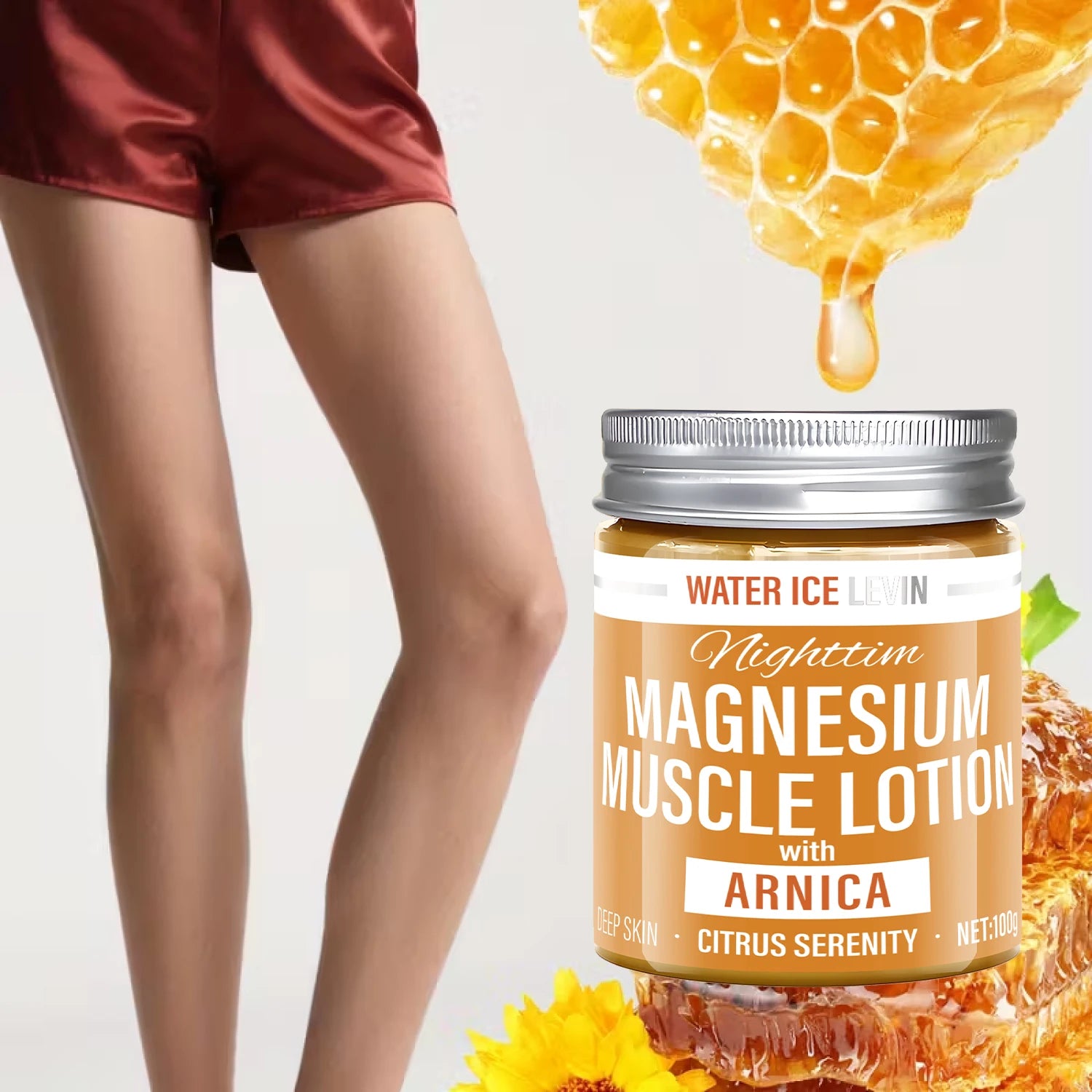 Magnesium Muscle Lotion with Arnica & Citrus | 100g Muscle Soothing Lotion Oasis Select