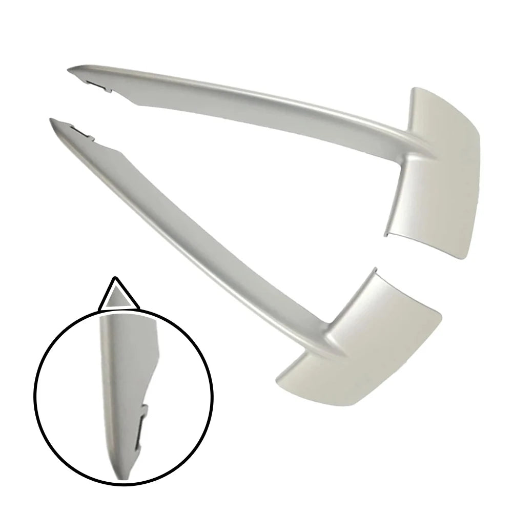 Front Fascia Cover Bumper Trim Kit For BMW X5 Repair Matte Silver Aftermarket Part Easy Installation Replacement Trim Pieces Oasis Select