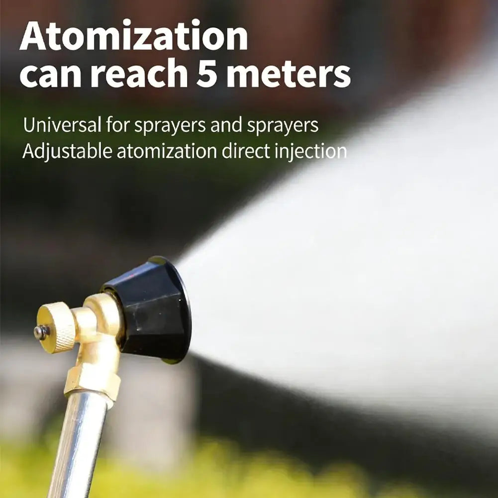 High-Pressure Tornado Vortex Garden Sprayer Nozzle – Adjustable