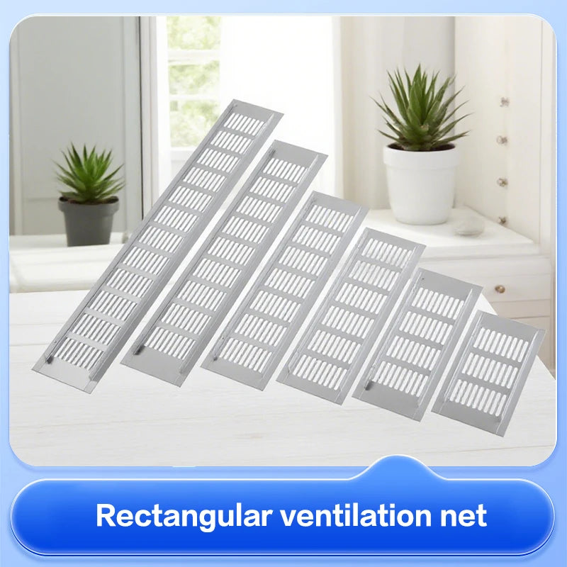 Vents Perforated Sheet Aluminum Alloy Air Vent Grille White Wall Ducting Ventilation Cover Web Plate Ventilation Grill Oasis Select