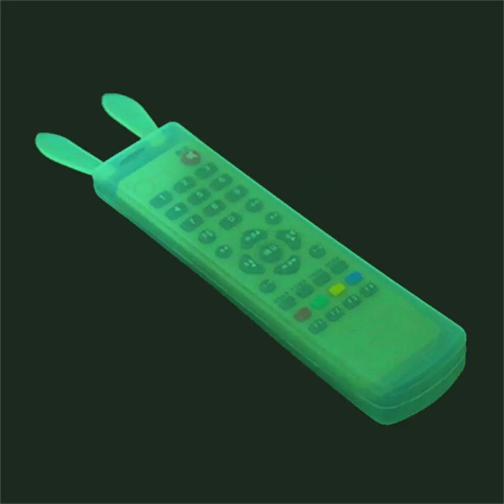 Ear Transparent Luminous Fluorescent Remotes Control Protector TV Remote Control Case Air Condition Cover Remote Control Cover Oasis Select Fluorescent large