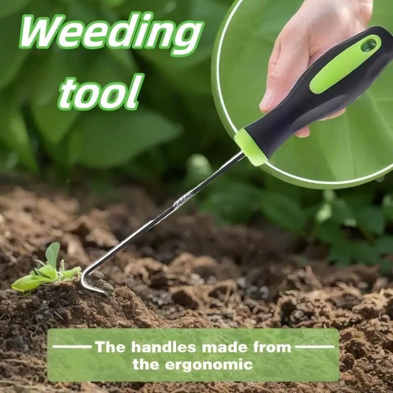 Heavy-Duty Weed Puller Tool - Ergonomic Root Remover for Lawn, Patio Gravel, Effortless Manual Weeding Tool with Non-Slip Grip Oasis Select