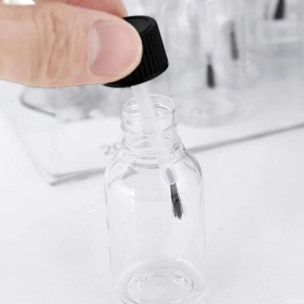 Refillable Nail Polish Bottles with Brush Cap | DIY Craft Jars