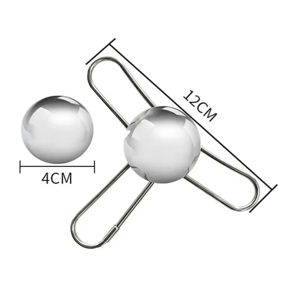 Stainless Steel Ice Ball Coffee Cooler | Whiskey & Cocktail Beverage Cooling Tool Oasis Select Trident