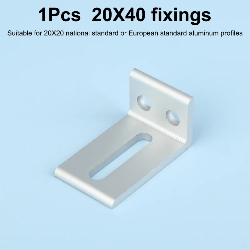 1/2Pcs Aluminum Profile Frame Support Brackets Layer Plate Outer Side Fixing Parts Compatible with 2020 3030 4040 Oasis Select 01