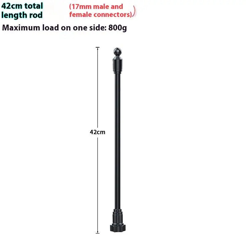 1Pcs 360 Degree Rotating Arm Flexible Adapters For Car Vent Dashboards Phone Holder 17mm Ball Mount Extension Adapter Oasis Select 42CM