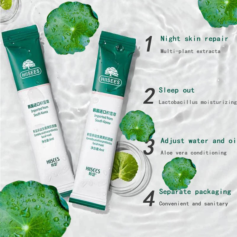 30-Pack Centella Collagen Sleeping Face Mask – Anti-Aging Sleeping Face Mask Oasis Select