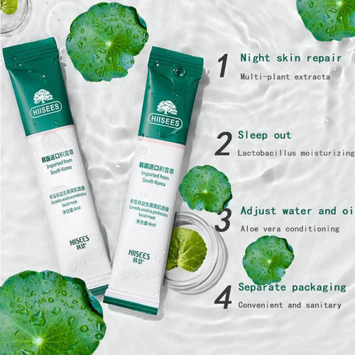 30-Pack Centella Collagen Sleeping Face Mask – Anti-Aging Sleeping Face Mask Oasis Select
