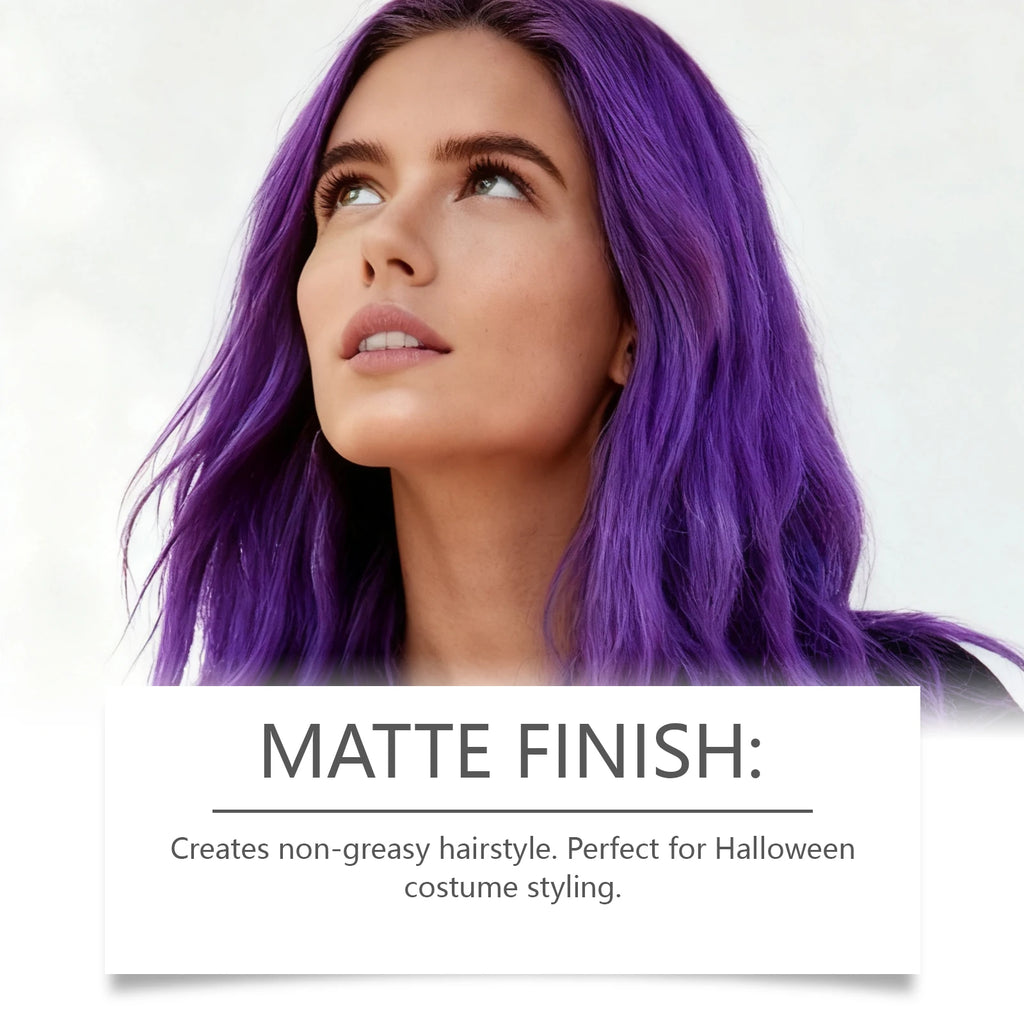 Purple Temporary Hair Color Wax – Wash-Out Dye for Men & Women Temporary Hair Color Wax Oasis Select