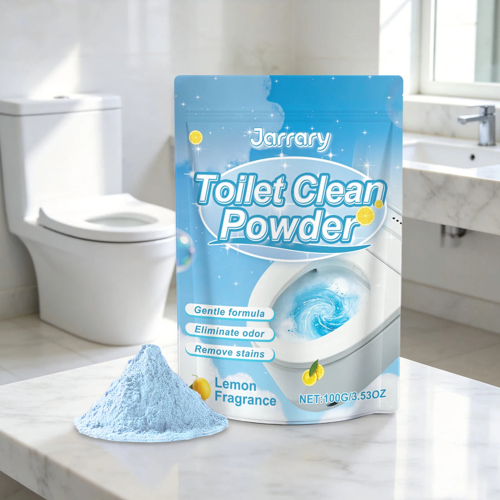 Toilet Clean Powder 100g Lemon Fragrance Stain Removal Odor Eliminator Deep Cleaning Yellowed Toilets Bad Odors Toilet Cleaner Oasis Select