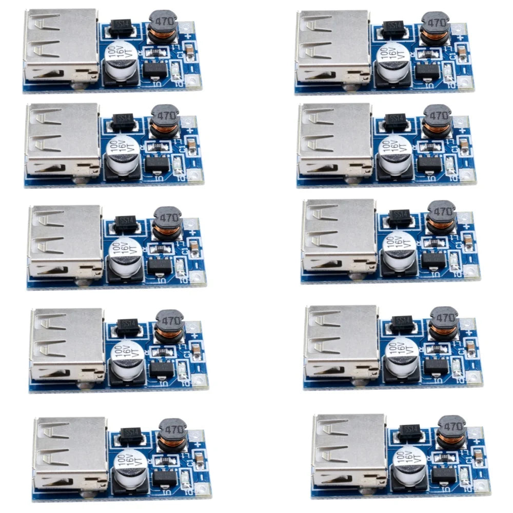 5-10pcs DC-DC USB Output Charger Converter Step Up Power Boost Module 0.9V ~ 5V To 5V 600MA USB Mobile Power Supply Boost Board Oasis Select 10pcs