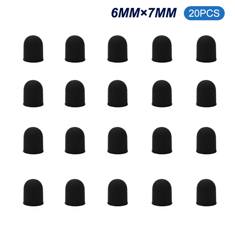 20-Pack Silicone Stylus Replacement Tips for Touchscreen Pens