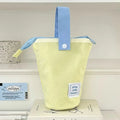 High-value pen holder pencil case Japanese ins boys and girls high school students large-capacity pencil case can stand Oasis Select 1pcs yellow