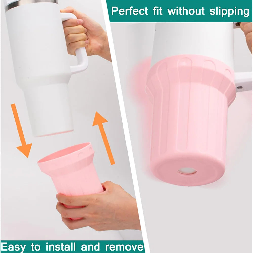 Protective Water Bottle Bottom Sleeve Cover Silicone Cup Bottom Protective Cover Cup Holder For Stanley 40oz Tumbler Oasis Select