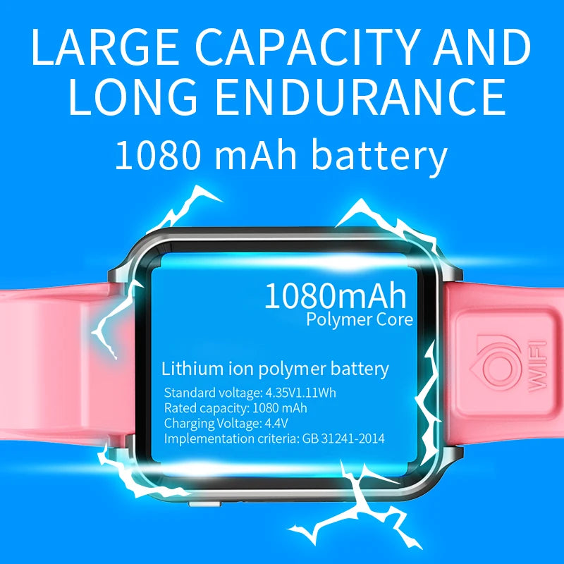 H1/W5 4G GPS Wifi location Student/Kids Smart Watch Phone android system clock app install Bluetooth Smartwatch 4G SIM Card Gift Oasis Select