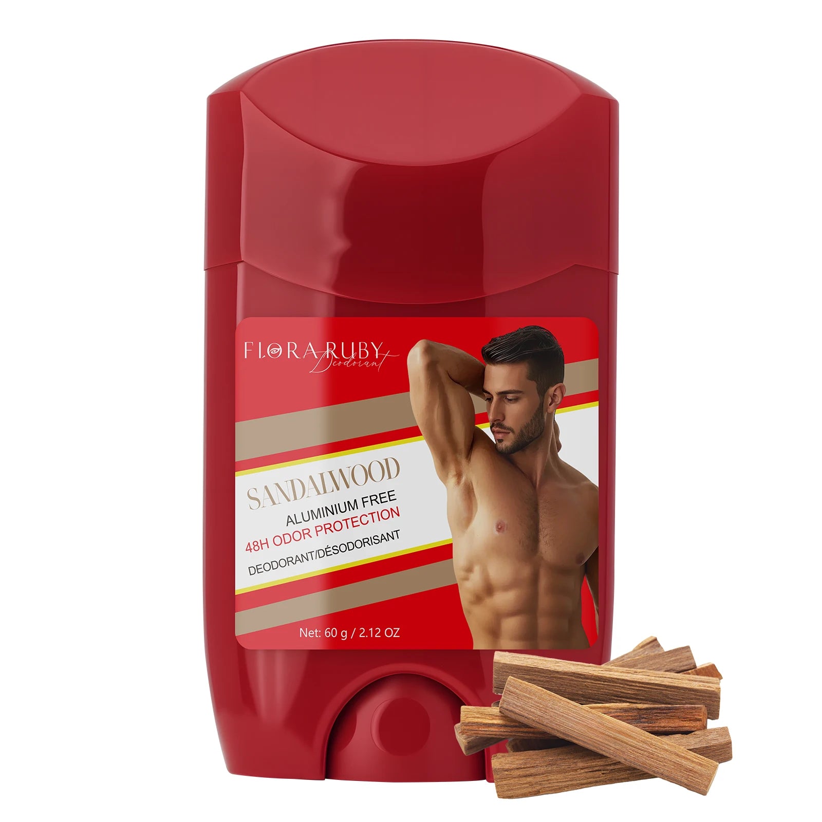 FLORA RUBY Deodorant Men，Body Odor RemoveCream，Aluminum Free，High Endurance，Sweat Defense And Odor Protection，Portable Oasis Select 03