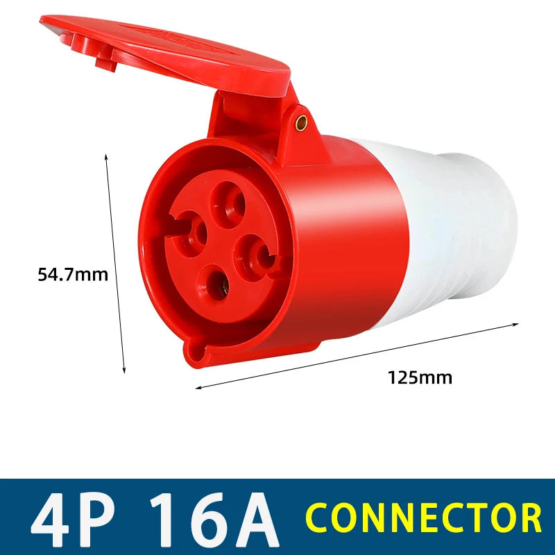 For Caravan Motorhome 240V 16A Hook Up Adapter 3 4 5PIN Car Connection Plug Mains Site Socket Power Supply Car Accessory Oasis Select 4P connector