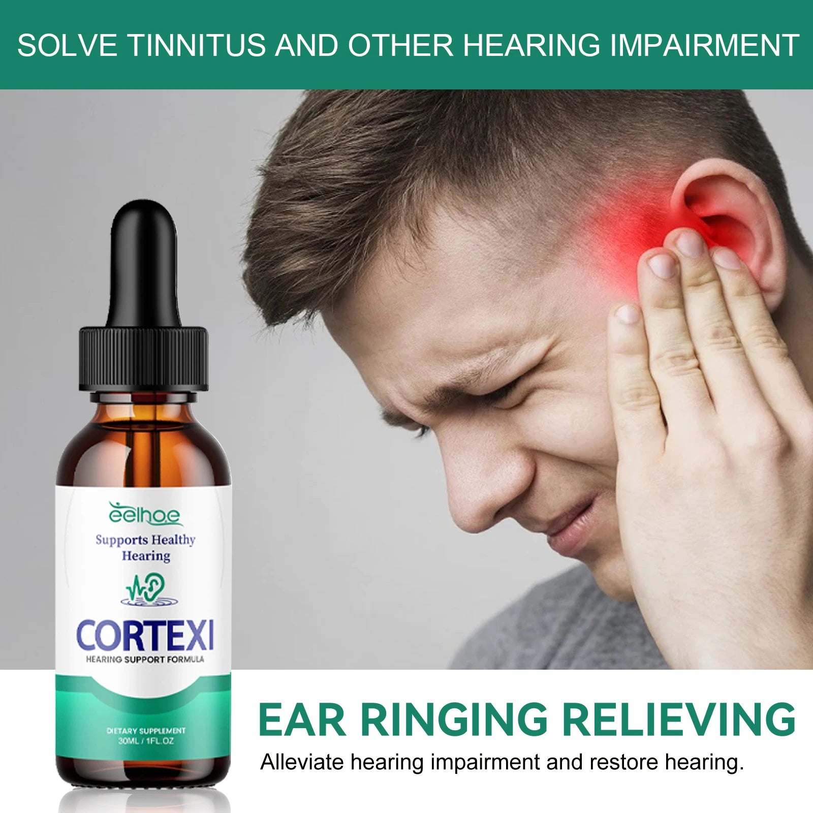 Ear Care Drops Hearing Support Formula Gentle Earwax Removal Drops Ear Discomfort Relief Soothing Ear Canal Care Oasis Select