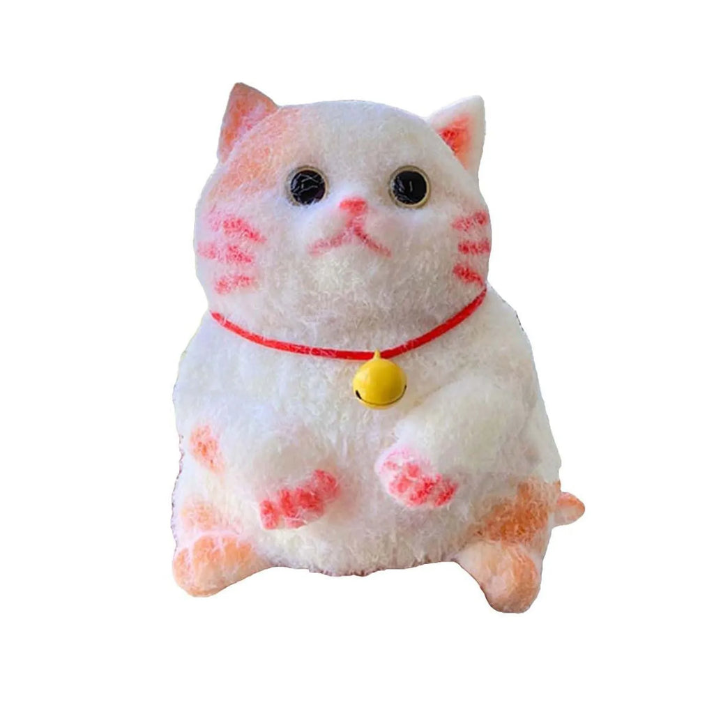 Taba Cute Chubby Cat Orange Cat Plush Soft Sticky Girl Kids Birthday Gift Fidget Toy Pet Ornaments Gifts Oasis Select
