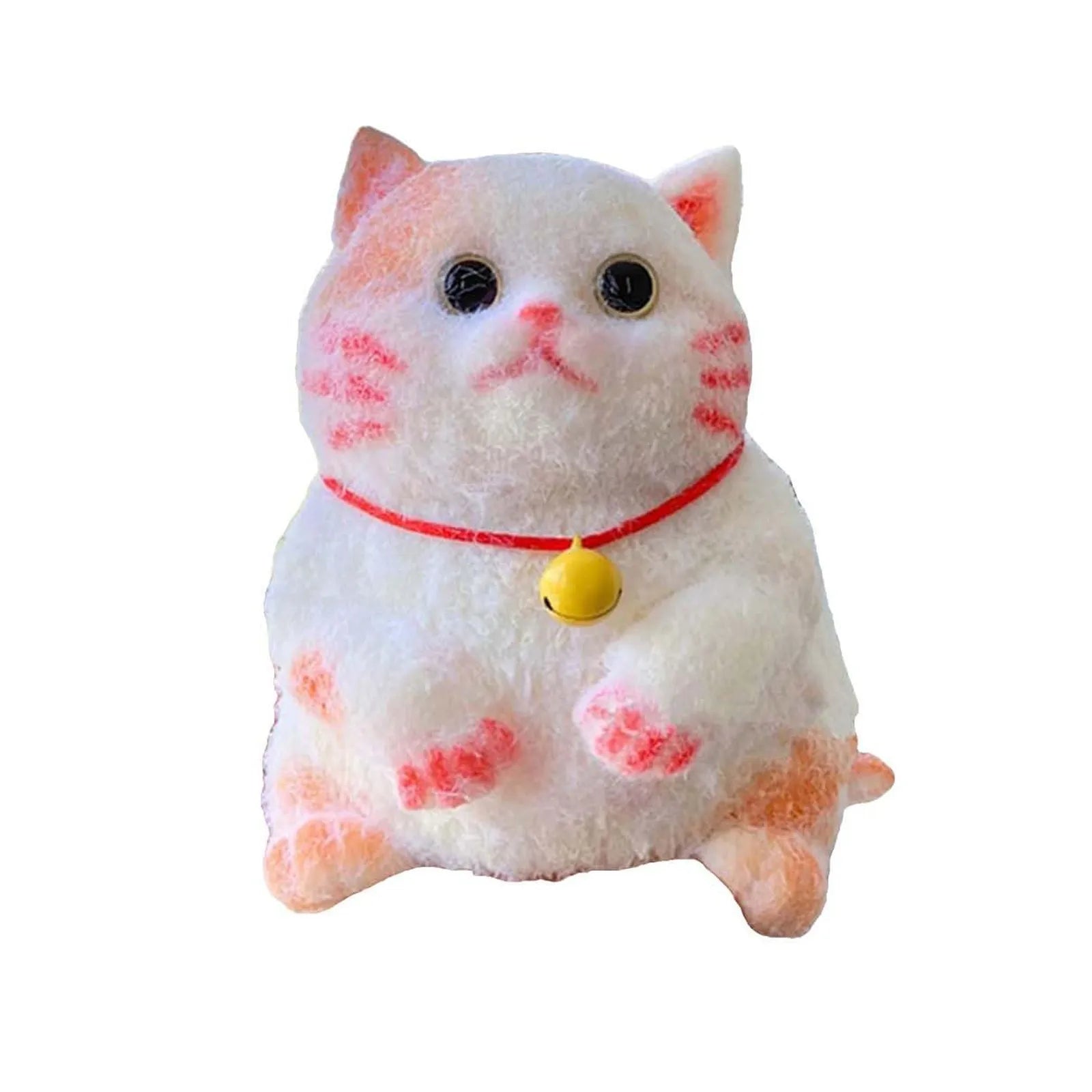 Taba Cute Chubby Cat Orange Cat Plush Soft Sticky Girl Kids Birthday Gift Fidget Toy Pet Ornaments Gifts Oasis Select