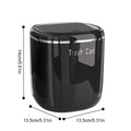 Mini Desk Trash Can with Lid – Compact 2.6L Press-Top Bin