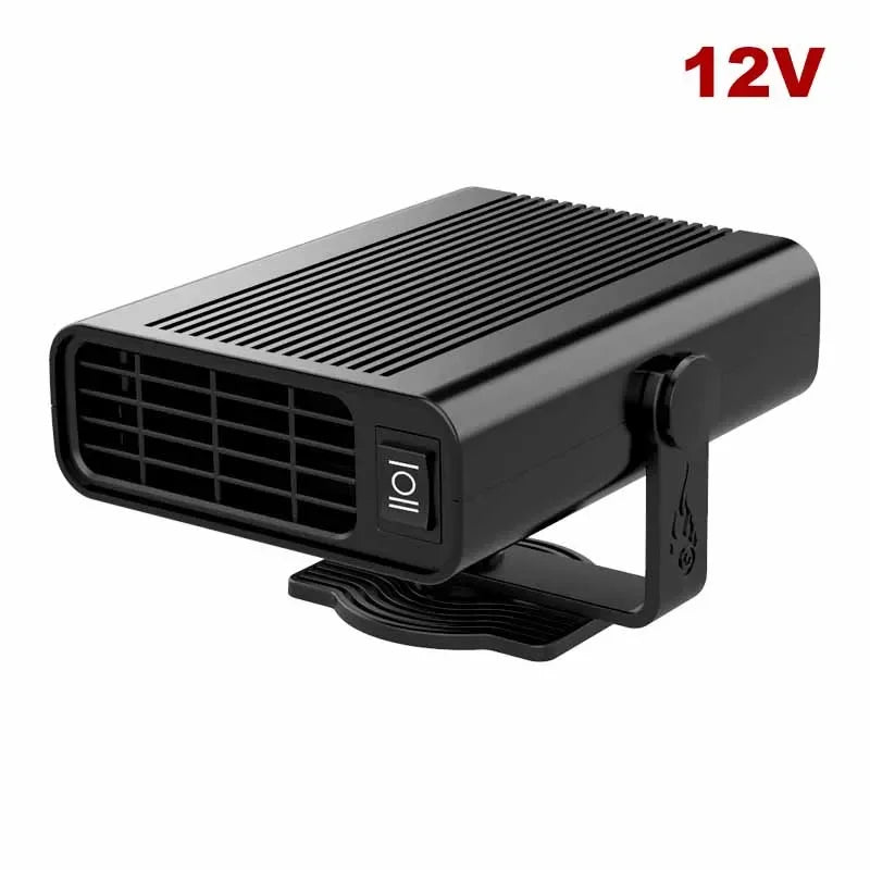 Winter Car Heater Fan 12V/24V 200W Electric Cooling Heating Auto Windshield Defroster Defogging Demister Car Anti-Fog Heater Oasis Select 12V1
